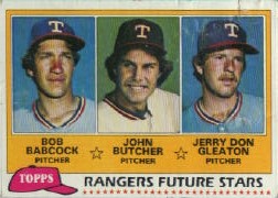 1981 Topps Baseball Cards      041      Bob Babcock/John Butcher/Jerry Don Gleaton RC